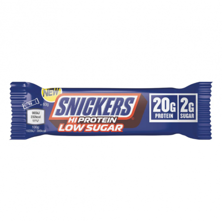 Mars Snickers Hi Protein Bar Low Sugar - Milk Chocolate - Baton proteic