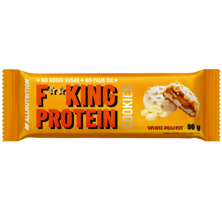 AllNutrition F**King Protein Cookies - White Peanut - Biscuiti Cu Proteine