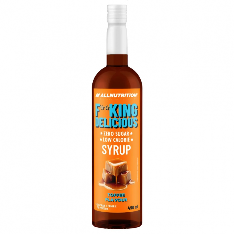 AllNutrition F**King Delicious Syrup Zero - Toffee - Sirop Dietetic