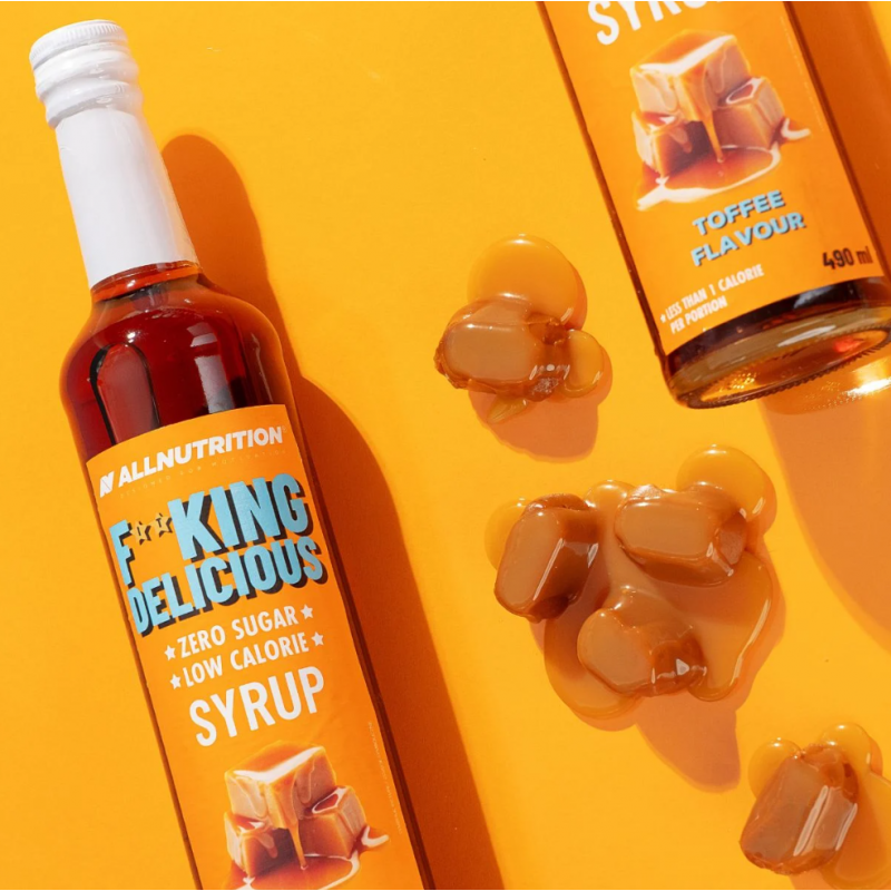 AllNutrition F**King Delicious Syrup Zero - Toffee - Sirop Dietetic