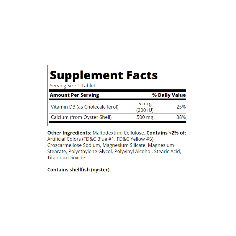 21st Century Calcium 500 + D3 - Calciu + D3