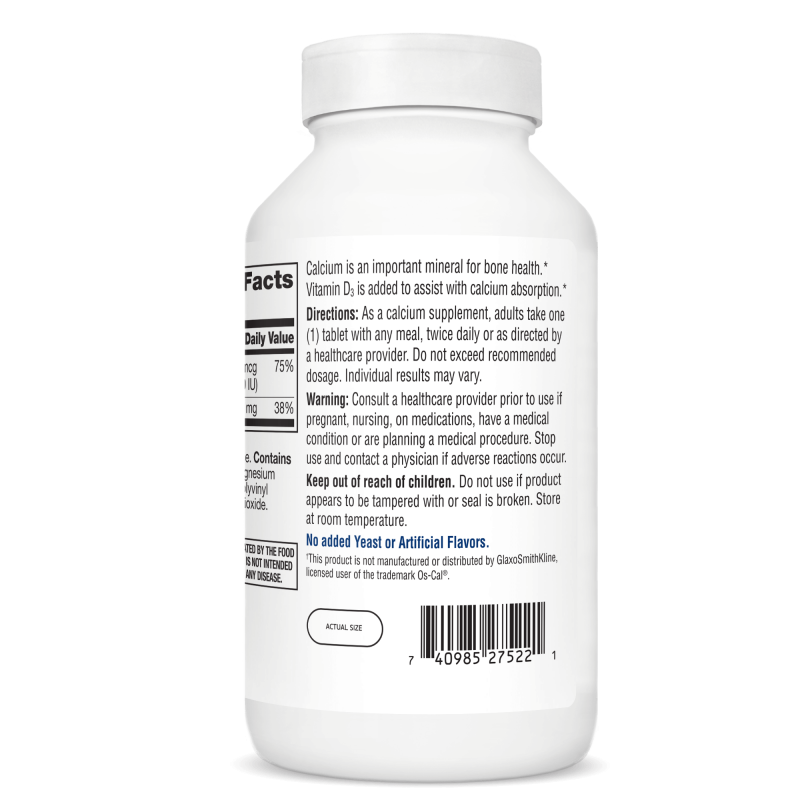 21st Century Calcium 500 + Extra D3 - Calciu + D3