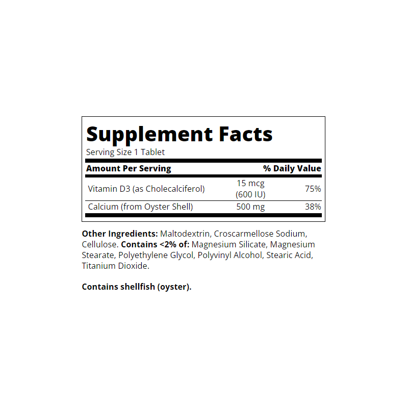 21st Century Calcium 500 + Extra D3 - Calciu + D3
