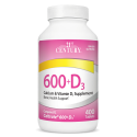 21st Century Calcium 600mg + D3 - Calciu + Vitamina D3