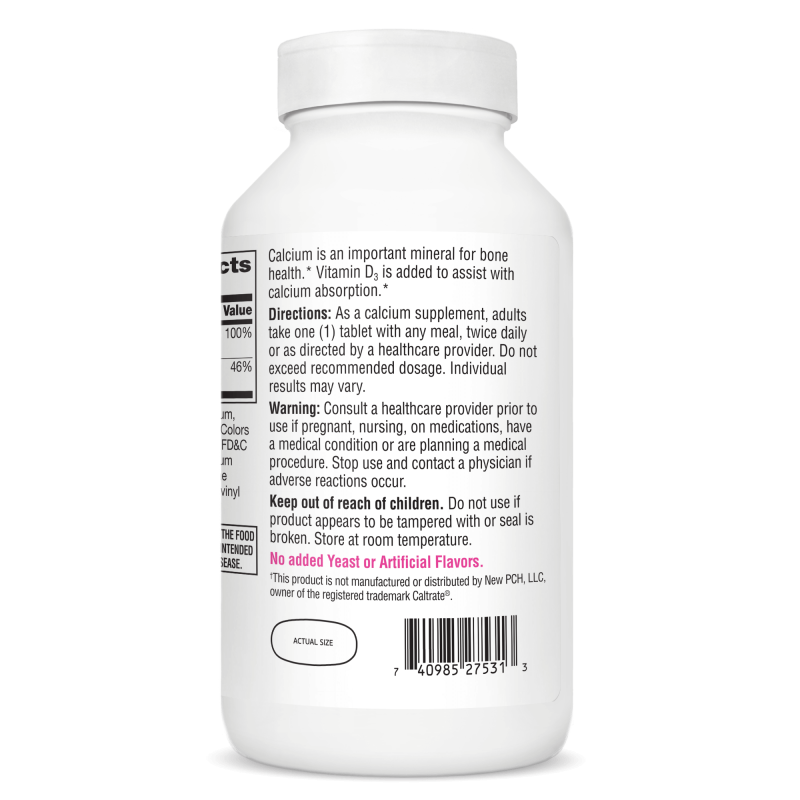 21st Century Calcium 600mg + D3 - Calciu + Vitamina D3