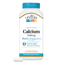 21st Century Calcium 1200mg + D3 Liquid - Calciu + Vitamina D3
