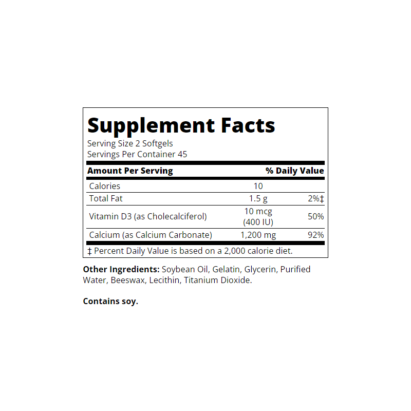 21st Century Calcium 1200mg + D3 Liquid - Calciu + Vitamina D3