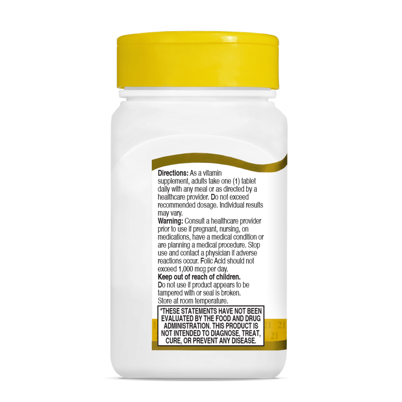 21st Century Folic Acid 400mcg - Acid folic