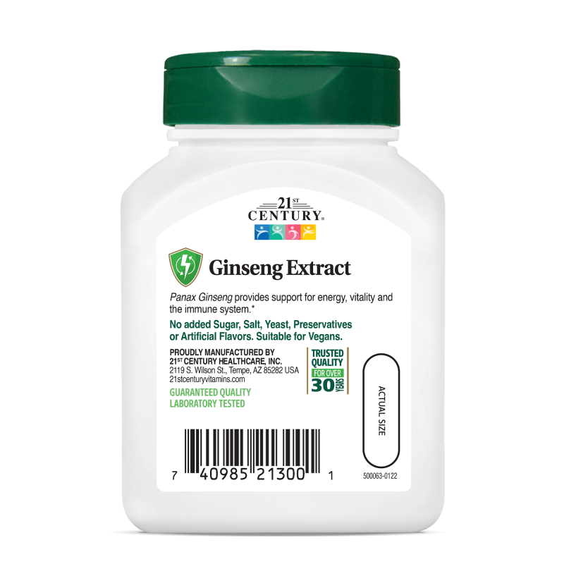 21st Century Ginseng Extract - Ginseng