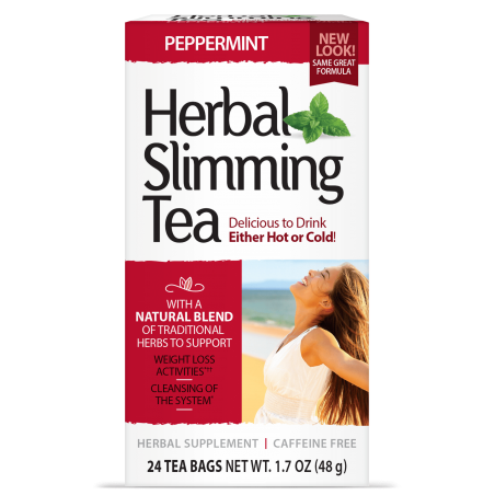 21st Century Herbal Slimming Tea - Peppermint - Ceai de slabit