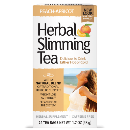 21st Century Herbal Slimming Tea - Peach Apricot - Ceai de slabit