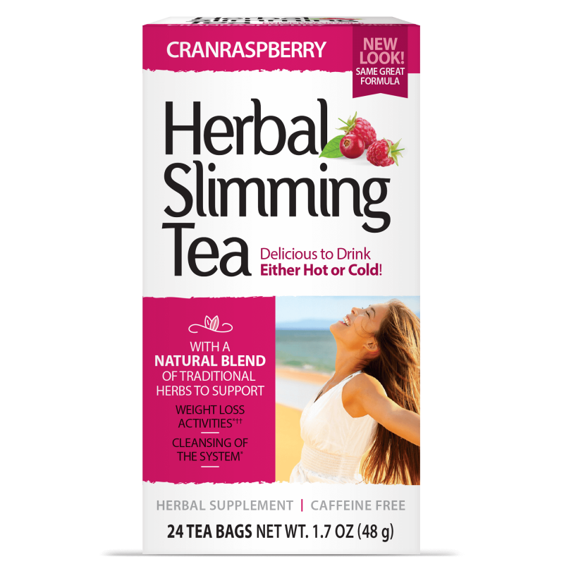 21st Century Herbal Slimming Tea - CranRaspberry - Ceai de slabit