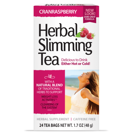 21st Century Herbal Slimming Tea - CranRaspberry - Ceai de slabit