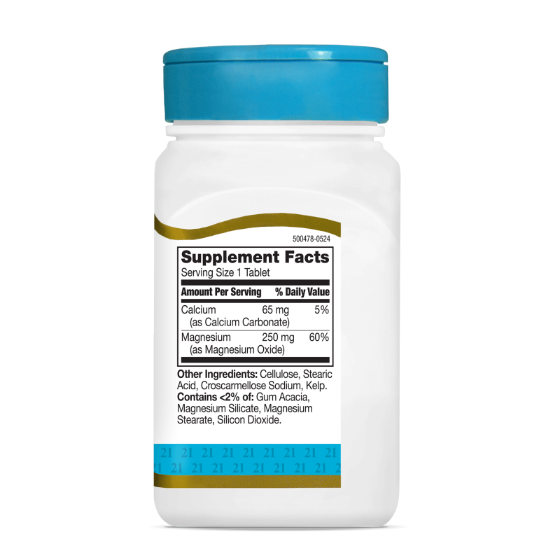 21st Century Magnesium 250mg - Magneziu