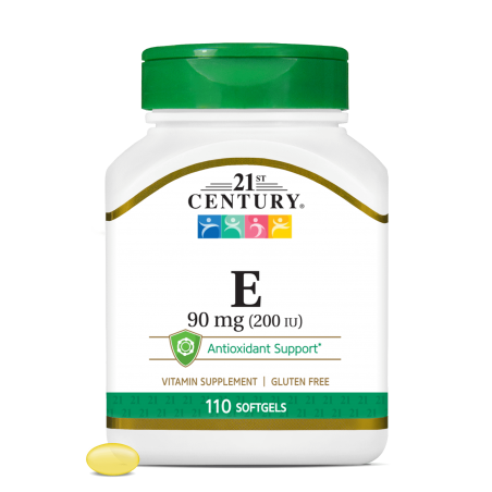 21st Century Vitamin E 90mg (200IU) - Vitamina E