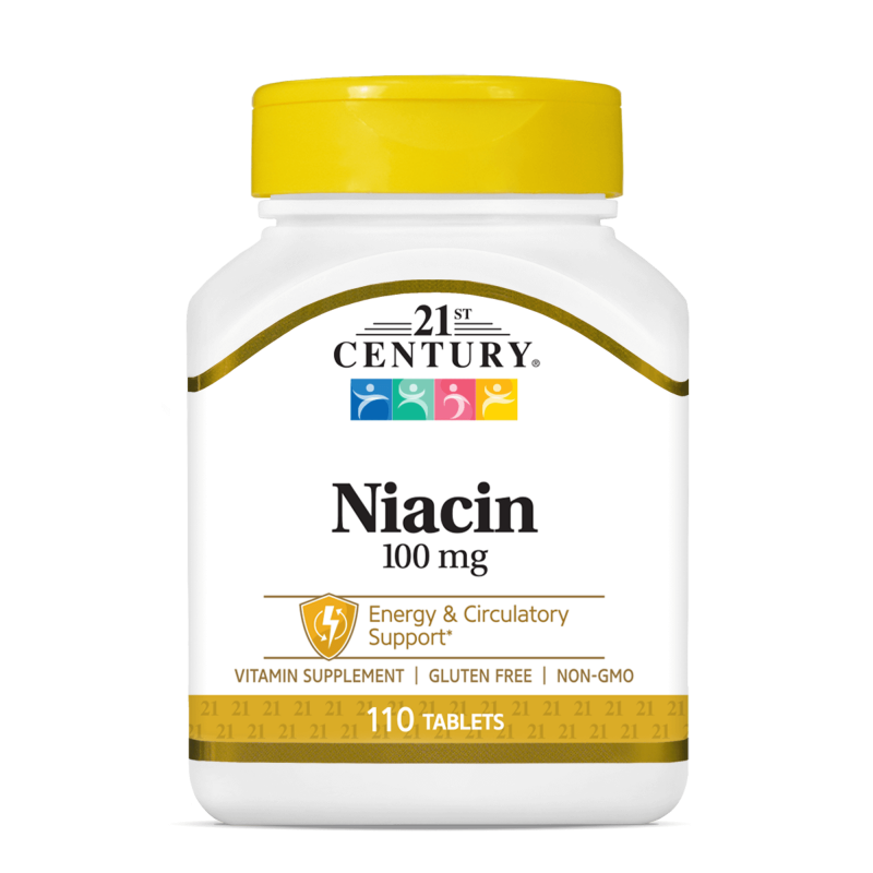 21st Century Niacin 100mg - Niacină