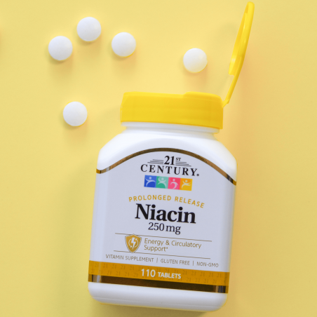 21st Century Niacin 250mg Prolonged Release - Niacină