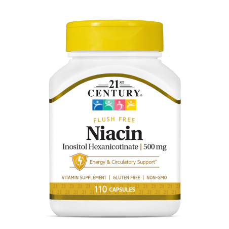 21st Century Niacin 500mg Flush Free - Niacin