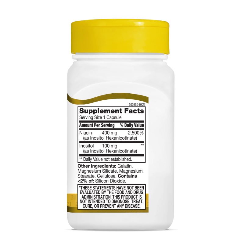 21st Century Niacin 500mg Flush Free - Niacin