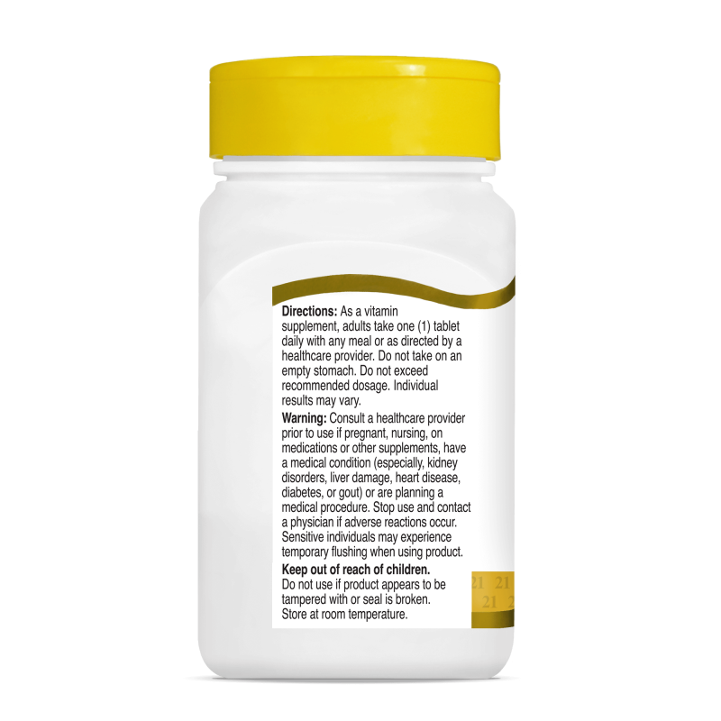 21st Century Niacin 500mg Prolonged Release - Niacină