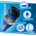 Applied Nutrition Stainless Steel Shaker - Blue - Agitator De Metal