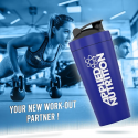 Applied Nutrition Stainless Steel Shaker - Blue - Agitator De Metal