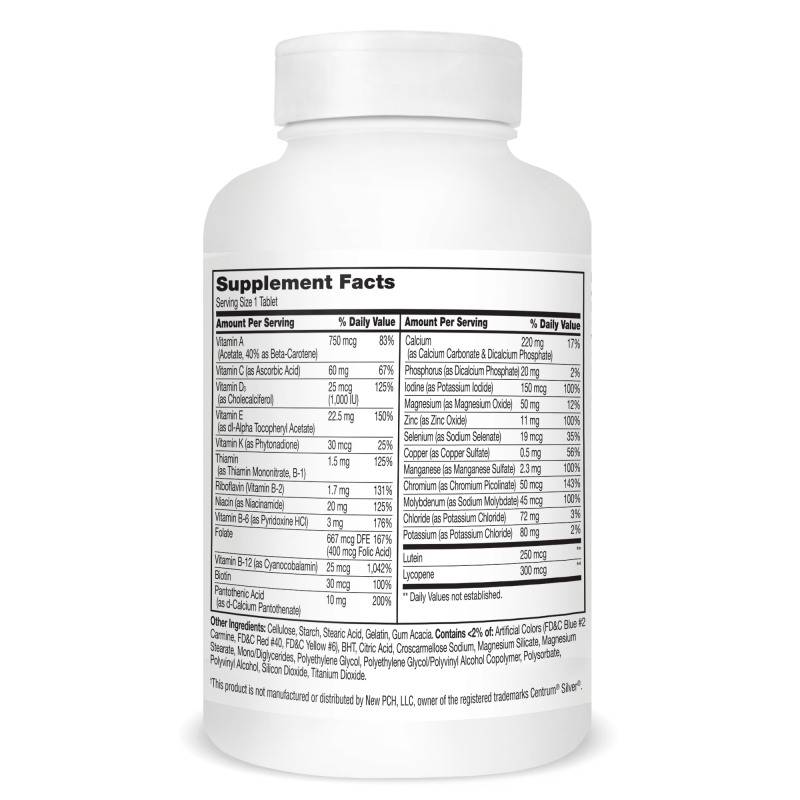 21st Century Sentry Senior Multivitamin & Multimineral - Multivitamine și Multiminerale