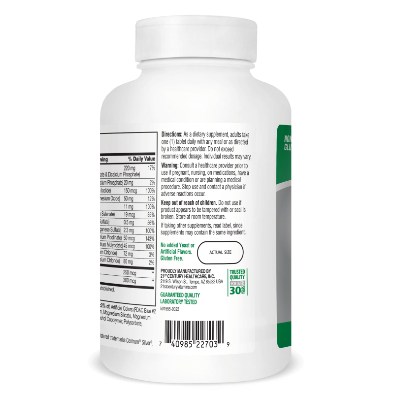 21st Century Sentry Senior Multivitamin & Multimineral - Multivitamine și Multiminerale