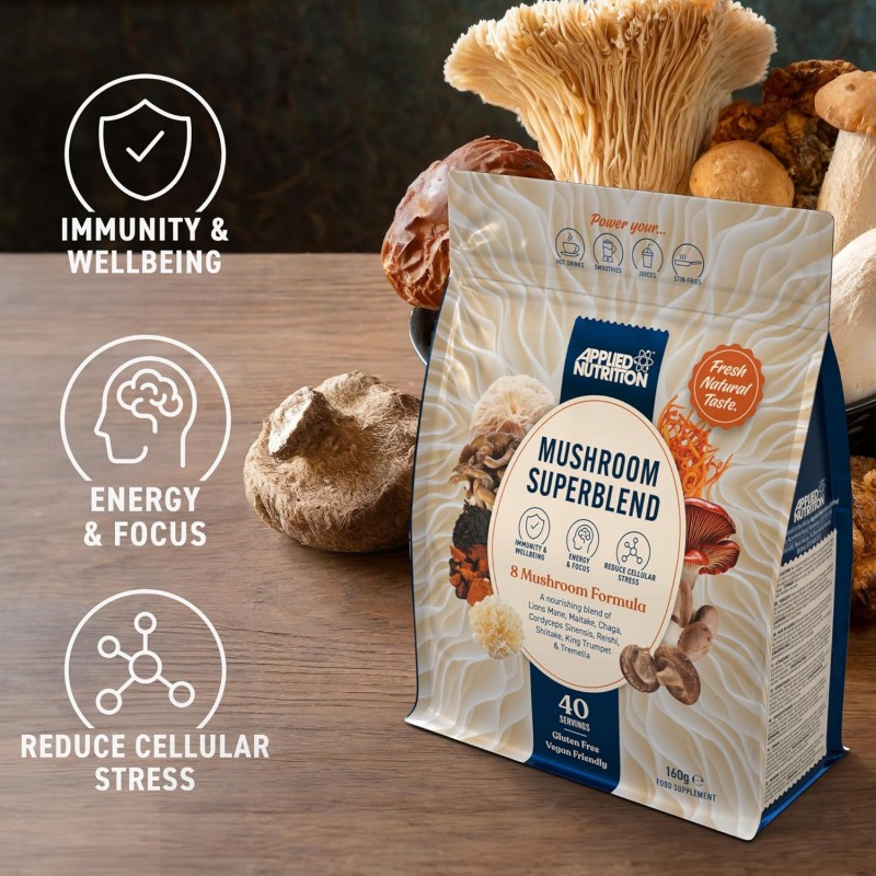Applied Nutrition Mushroom Superblend - Formula Super Ciuperci