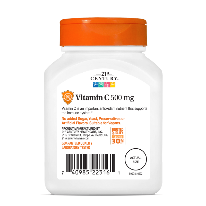 21st Century Vitamin C 500mg - Vitamina C