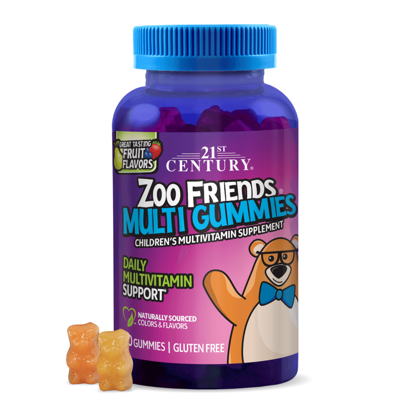 21st Century Zoo Friends Multi Gummies - Multivitamine pentru copii