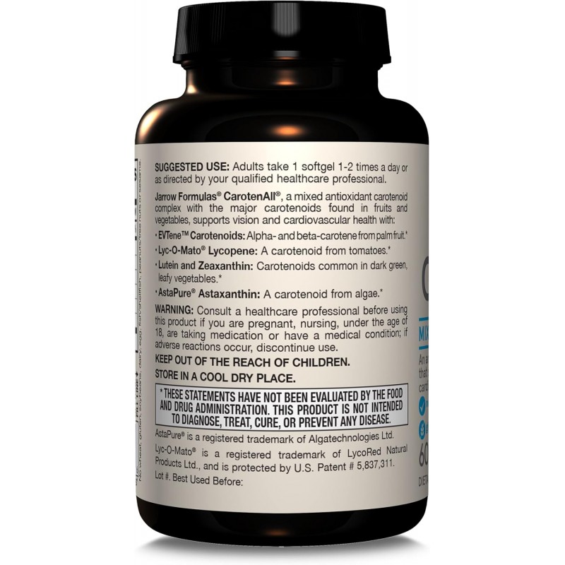Jarrow Formulas CarotenAll - Formula Carotenoid