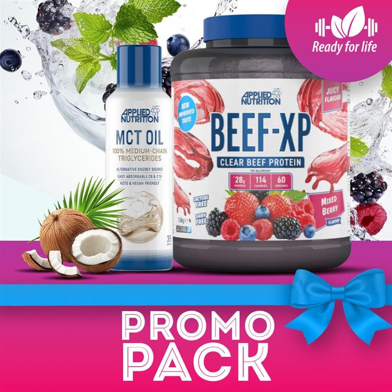 Promo Pack - Dieta Keto Beef-XP Protein + MCT Oil Applied Nutrition
