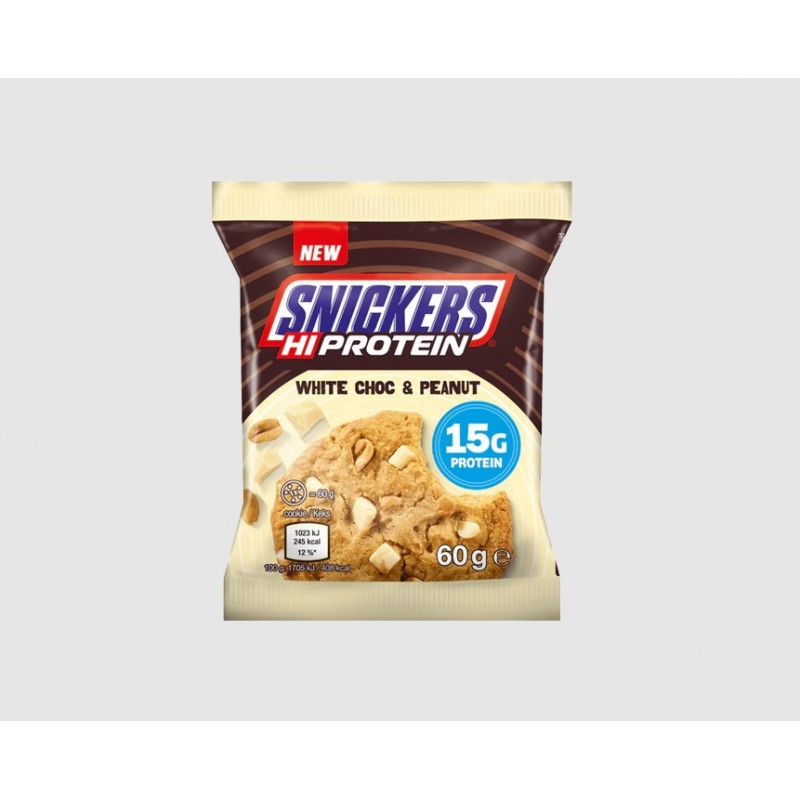 Mars Snickers Hi Protein Cookie - White Chocolate & Peanut - Biscuite Proteice