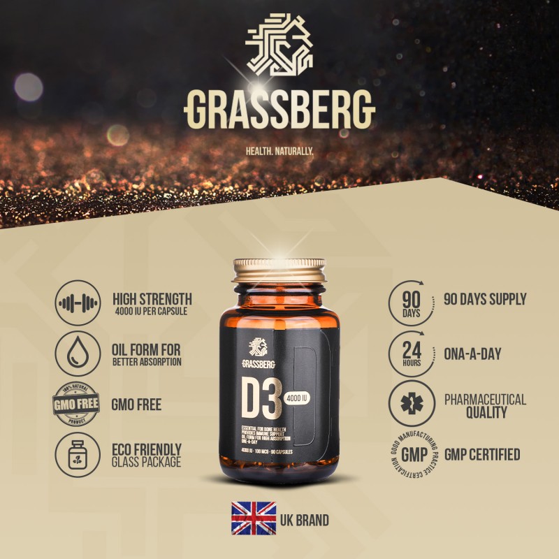 Grassberg Vitamin D3 4000