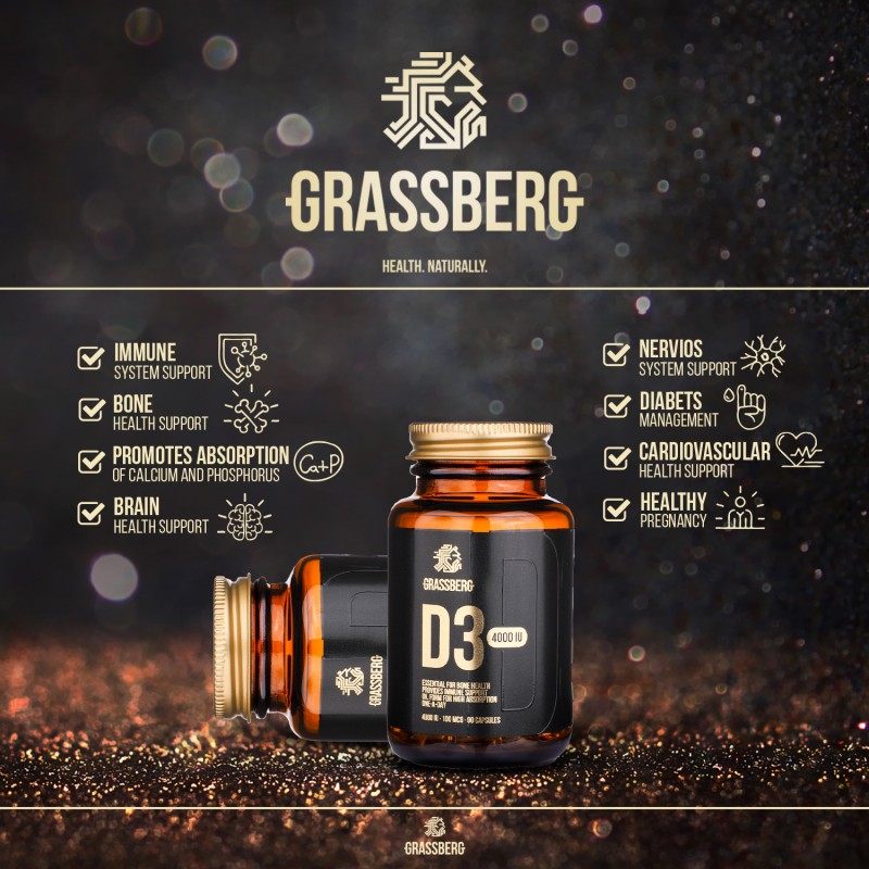 Grassberg Vitamin D3 4000