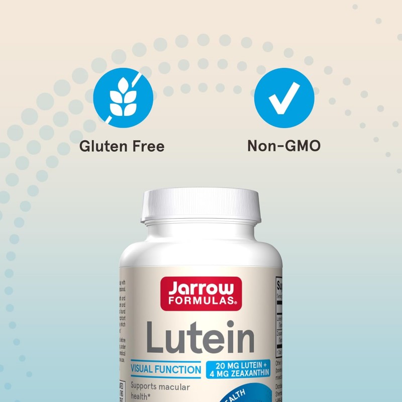 Jarrow Formulas Lutein 20mg + Zeaxanthin - Luteină + Zeaxantina
