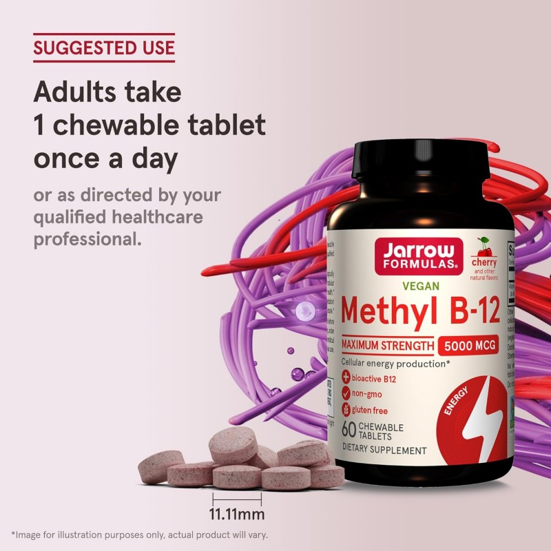 Jarrow Formulas Methyl B-12 5000 - Vitamina B12