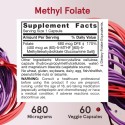 Jarrow Formulas Methyl Folate 400mcg - Acid Folic