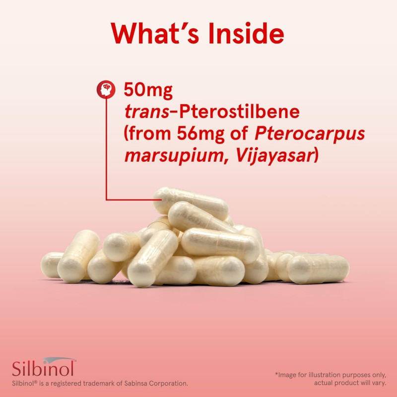 Jarrow Formulas Pterostilbene 50mg