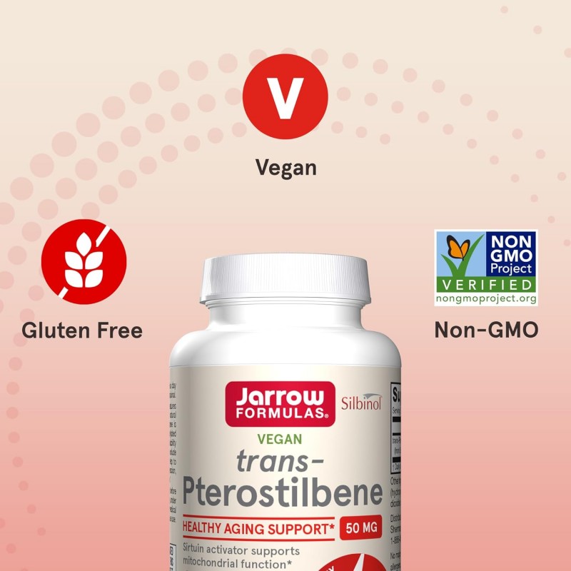 Jarrow Formulas Pterostilbene 50mg