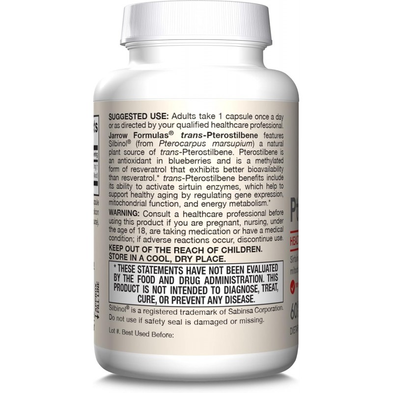 Jarrow Formulas Pterostilbene 50mg