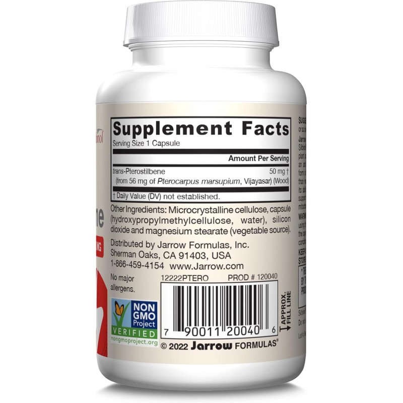 Jarrow Formulas Pterostilbene 50mg