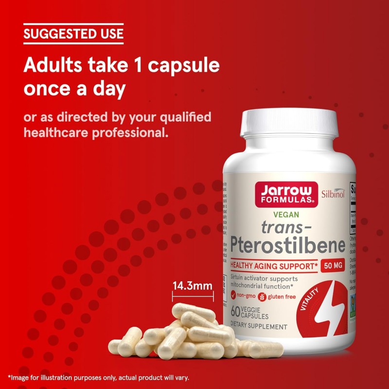 Jarrow Formulas Pterostilbene 50mg