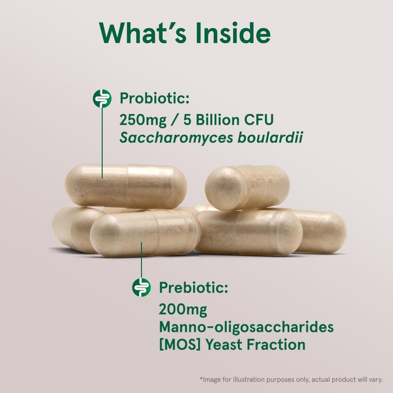 Jarrow Formulas Saccharomyces Boulardii + MOS - Probiotic