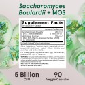 Jarrow Formulas Saccharomyces Boulardii + MOS - Probiotic