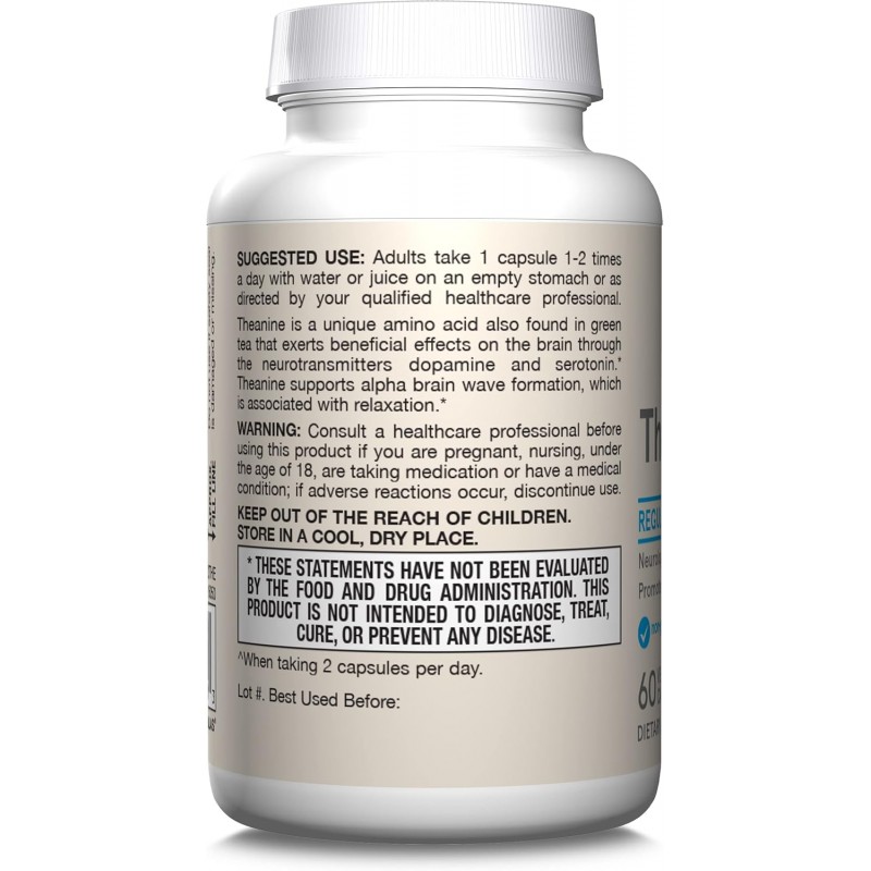 Jarrow Formulas Theanine 100mg