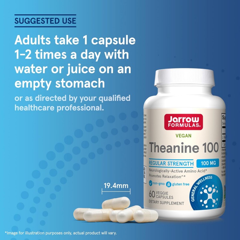 Jarrow Formulas Theanine 100mg
