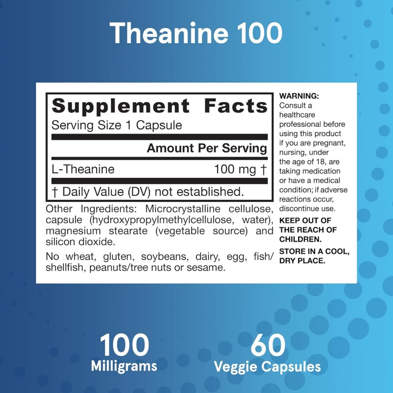 Jarrow Formulas Theanine 100mg