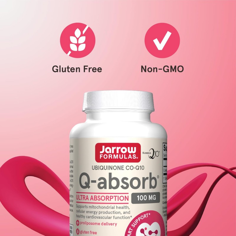 Jarrow Formulas Ubiquinone - Q-absorb® Co-Q10 100mg